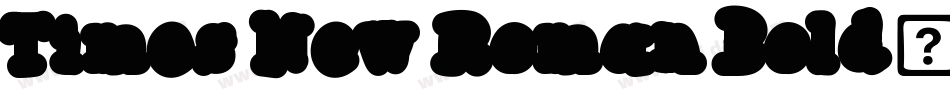 Times New Roman Bold字体转换